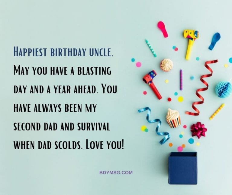 45 Birthday Wishes for Uncle, Messages and Images - BDYMSG