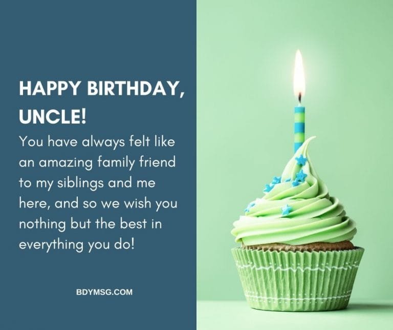 45 Birthday Wishes for Uncle, Messages and Images - BDYMSG