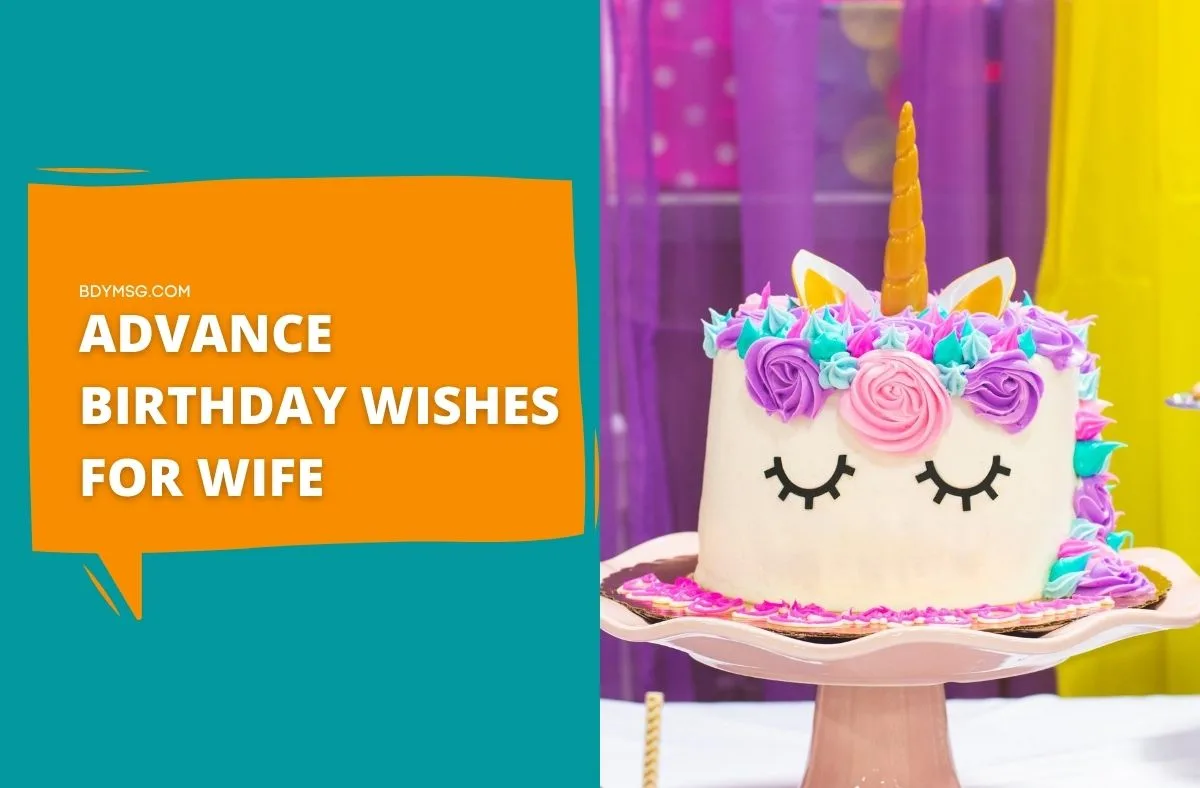 Advance Birthday Wishes for Wife