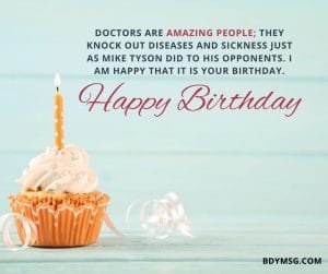 80 Birthday Wishes For Doctors - Happy Birthday Doctor