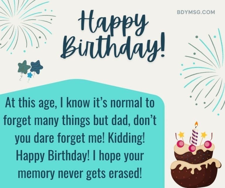 50 Funny Birthday Wishes for Dad - BDYMSG