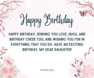 45 Best Happy Birthday Wishes for Daughter - BDYMSG