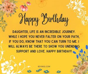 45 Best Happy Birthday Wishes for Daughter - BDYMSG