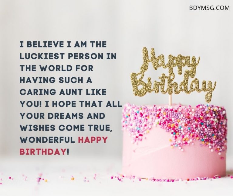 65 Happy Birthday Wishes for Aunt and Messages