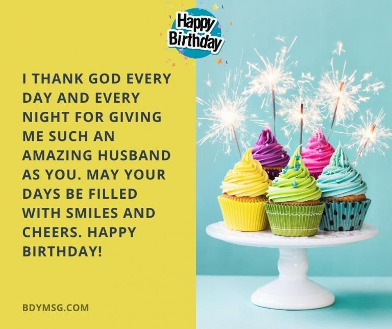 75 Best Happy Birthday Wishes for Husband - BDYMSG