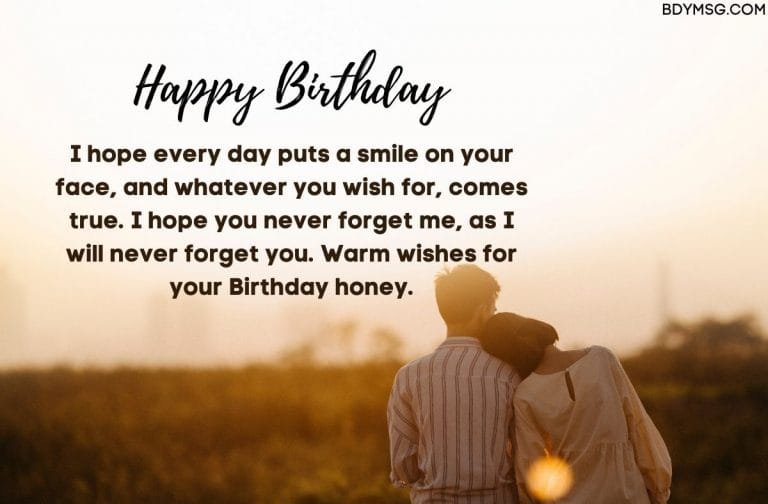 55 Best Romantic Happy Birthday Wishes for Lover - BDYMSG