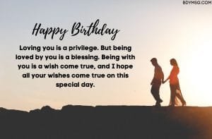 55 Best Romantic Happy Birthday Wishes for Lover - BDYMSG