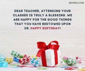 75 Birthday Wishes for Teacher - Teacher Birthday Wishes - BDYMSG