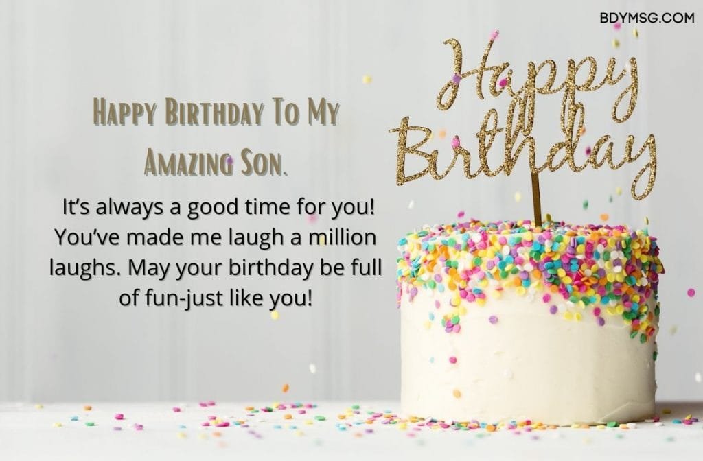 45 Happy Birthday Wishes for Son - Happy Birthday Son