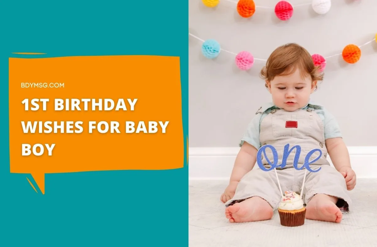 1st Birthday Wishes For Baby Boy