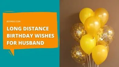 Long Distance Birthday Wishes for Husband