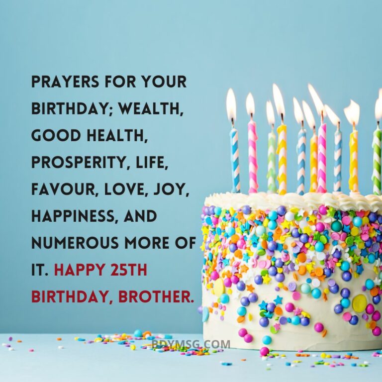 100 Happy 25th Birthday Wishes and Messages - BDYMSG