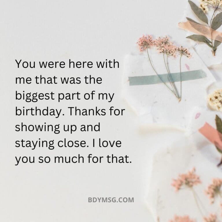 85 Thank You Messages for Coming to My Birthday Party - BDYMSG