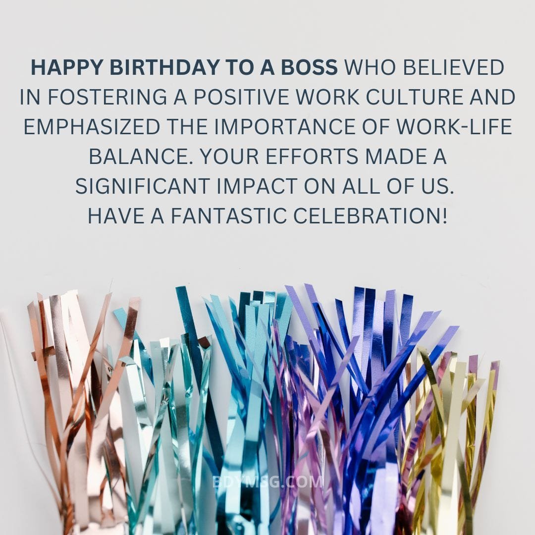 Professional Birthday Wishes For Ex Boss